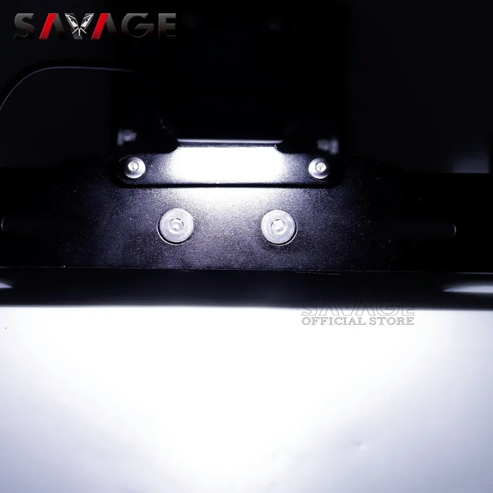 For Yamaha YZF R1 R1M R1S License Plate Holder LED Light Tail Tidy 2015-2024