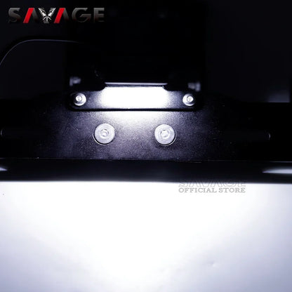 For Yamaha YZF R1 R1M R1S License Plate Holder LED Light Tail Tidy 2015-2024