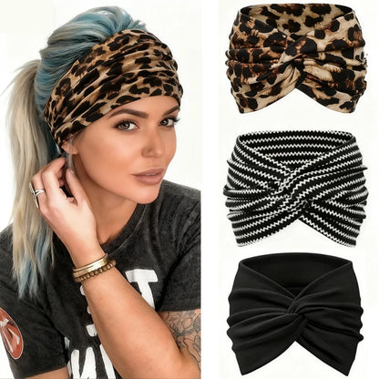 Elastic Headband for Women Yoga Sports Hair Accessories Wide Band