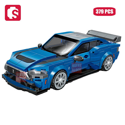 SEMBO BLOCK BK8 Sports Car Building Blocks City Supercar Racing Vehicle Model Toy Gift