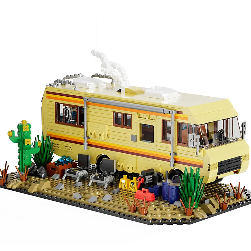 Breaking Bad RV Camper Bus Car Model Building Blocks Adventure Toy