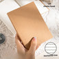 A6 Pocket Notebook 256 Pages Lined Notepad Journal Kraft Paper Cover