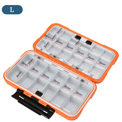 Waterproof Fishing Tackle Box Hook Lure Bait Storage Organizer Case