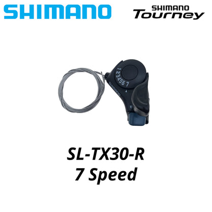 Shimano Tourney SL-TX30 Shift Lever Set 6/7-Speed (18/21 Speed) with Inner Cables