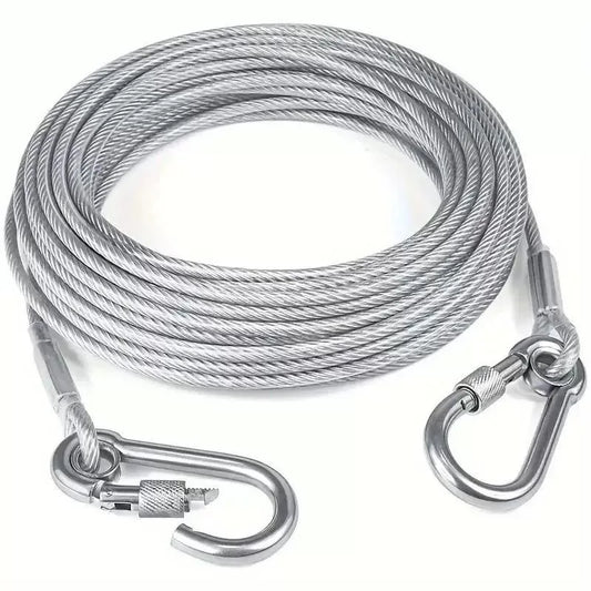 1pc Stainless Steel Rope 2/5/10m Outdoor Camping Traction Leash