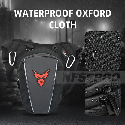 Motorcycle Leg Bag Waterproof Thigh Belt Hip Hum Messenger Waist Bag Travel Tour Riding Fanny Pack Men Women Tactical Travel Bag-EXPROTAS