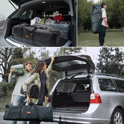 Westtune Camping Tools Storage Bag Folding Large Capacity Accessories Box Portbale Travel Bag for Family Outdoor Activities 100L-EXPROTAS