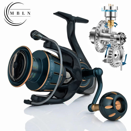 MBLN Spinning Reel Alloy CNC Arm 5+1BB Saltwater Fishing Reel