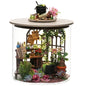 Wooden Mini DIY Dollhouse Kit with Furniture 3D Room Model Puzzle Decor Gift - EXPROTAS