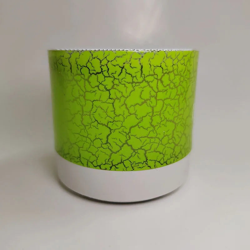 Mini Bluetooth Subwoofer Speaker Portable Wireless Car Audio LED Dazzling