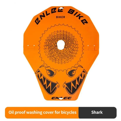 Bicycle Disc Brake Wash Cover Anti-Grease Protector for MTB Road Cleaning