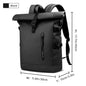 USB Port Backpack Men Large Capacity Waterproof 15.6 Inch Travel Bag