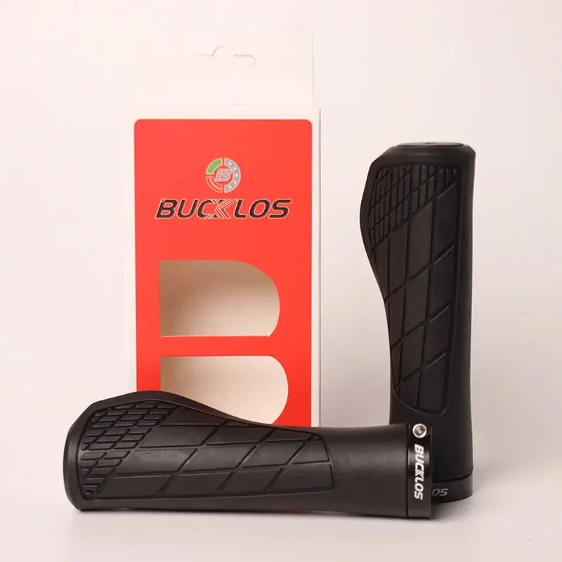 Shock Absorbing Bike Handlebar Grips BUCKLOS Lock-On MTB
