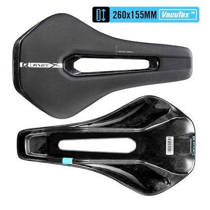 RYET 3D Printed Full Carbon Saddle 135/145/155mm for MTB Gravel Road Bike
