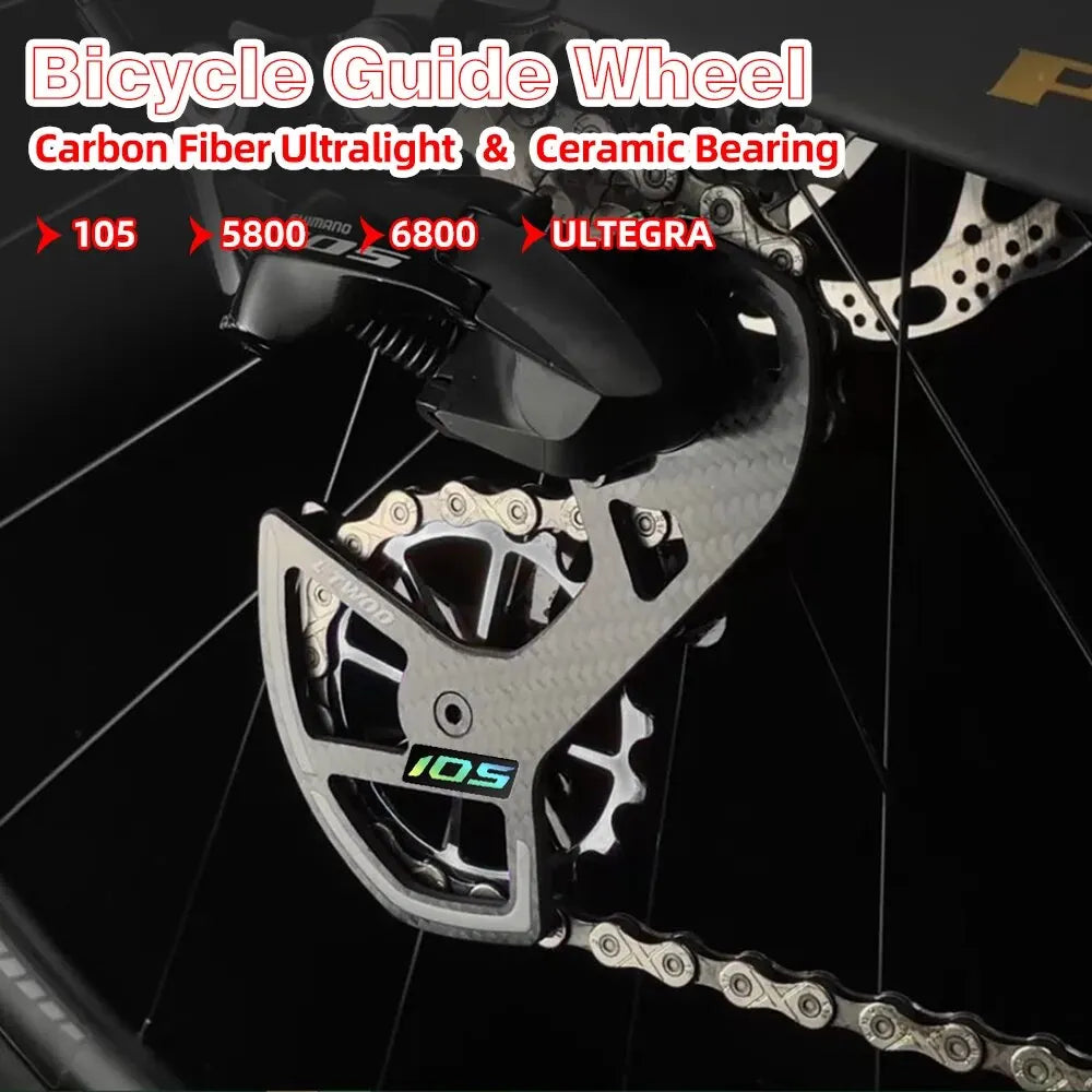 Bicycle Fiber Pulley Wheel for Shimano 105/UT/Ultegra/DURA ACE