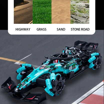 ZWN F1 RC Drift Car With Music Led Lights 2.4G Glove Gesture Radio Remote Control Stunt Cars 4WD Electric Children Toy vs Wltoys-EXPROTAS