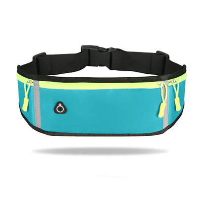 Running Bag Nylon Waist Phone Bag Men Women Waterproof Gym Fitness Bag Hold Water Cycling Phone Case Outdoor Sport Belt Portable