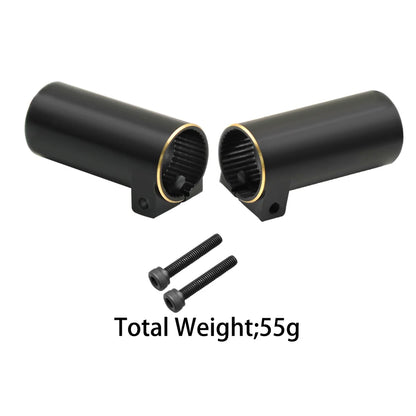 1/10 Axial SCX10 II AR44 Brass Differential Cover Counterweight Black