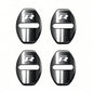 4Pcs Car Door Lock Cover Protective Buckle Sticker for VW Golf MK6