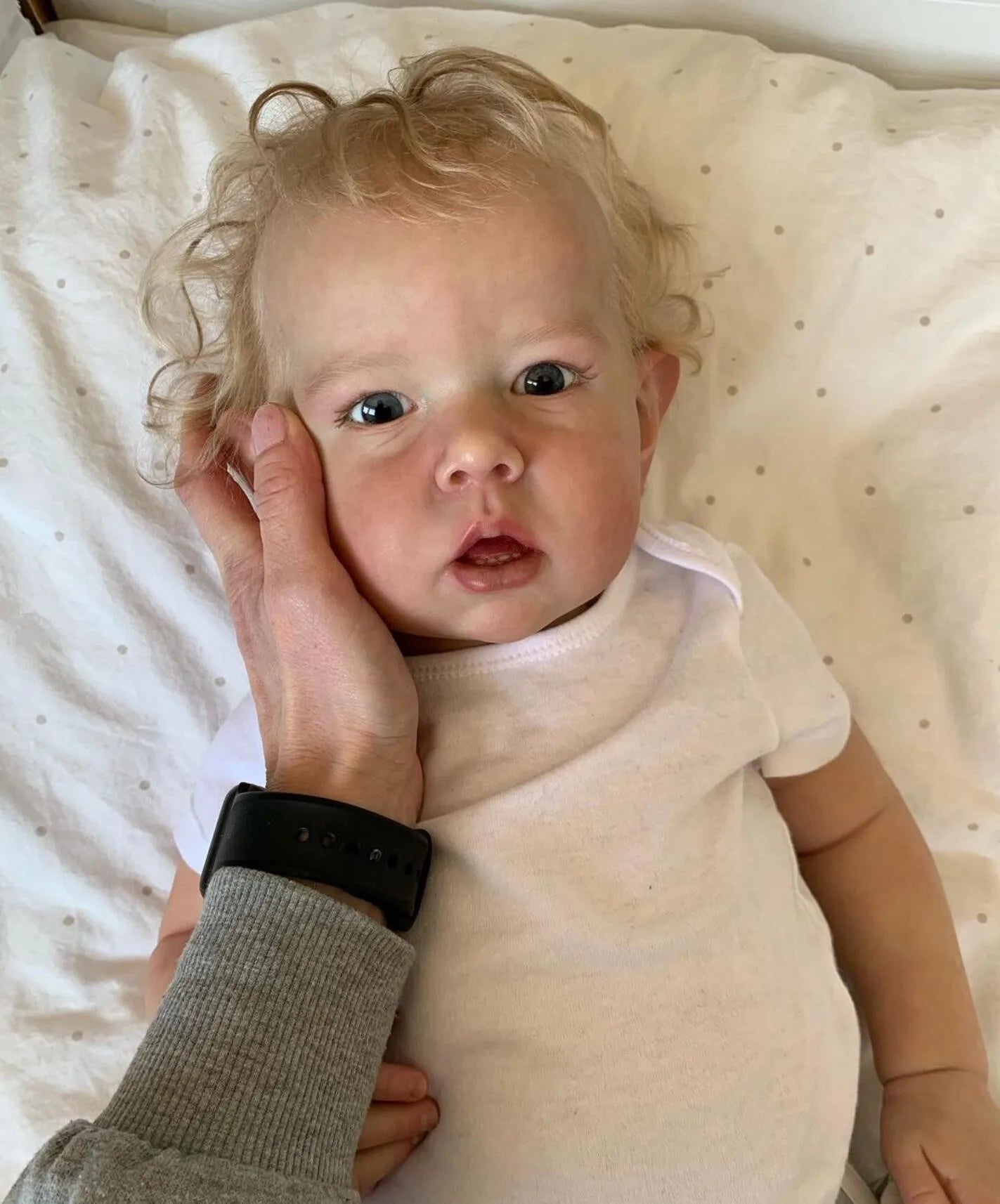 BZDOLL 70cm/55CM 3D Skin Baby Reborn Doll Realistic Soft Silicone Blonde Toddler Bebe with Vein Vessel Toy for Girl Gift-EXPROTAS