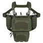 YAKEDA Tactical Chest Rig Vest Modular Molle w/ Mag Pouch Laser-Cut Adjustable
