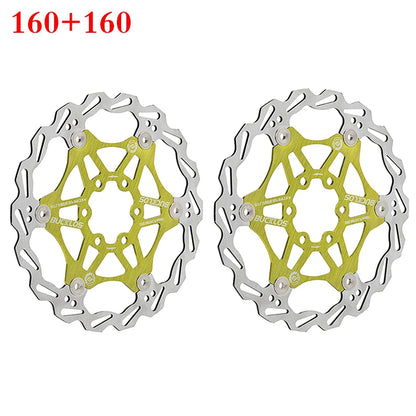 BUCKLOS MTB Floating Disc Brake Rotors 2pc 160mm 180mm 203mm Bicycle