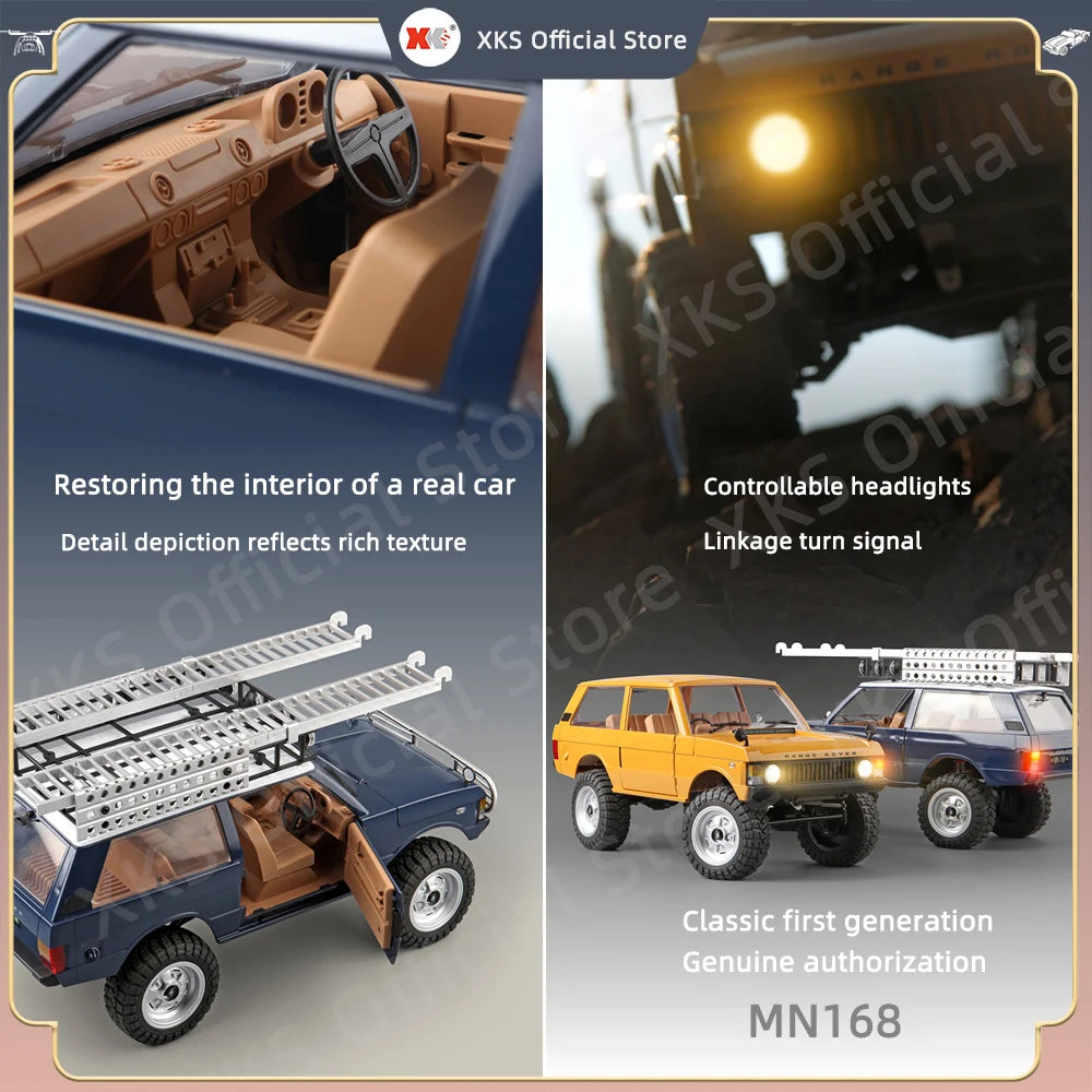 MN168 RC Car 1:12 Full Scale RTR Version MN Model 2.4G 4WD 280 Motor Proportional Off-Road RC Remote Control Car for Boys Gifts-EXPROTAS