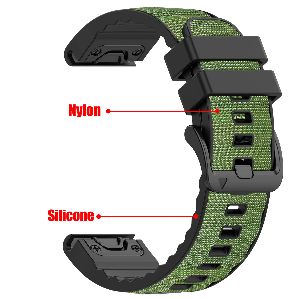 Quick Fit Strap Band for Garmin Fenix 9Pro 22mm Silicone Watch Strap