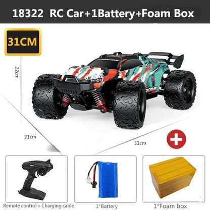 HS 18311 18321 18302 Remote Control Car 2.4GHz rc car All-Terrain 45Km/h 1:18 Off-Road Truck Toy Birthday Present for Children-EXPROTAS