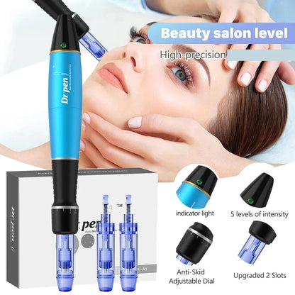 Ultima A1 Auto Micro Pen with 12Pins 0.25mm Needle Cartridges Skin Care