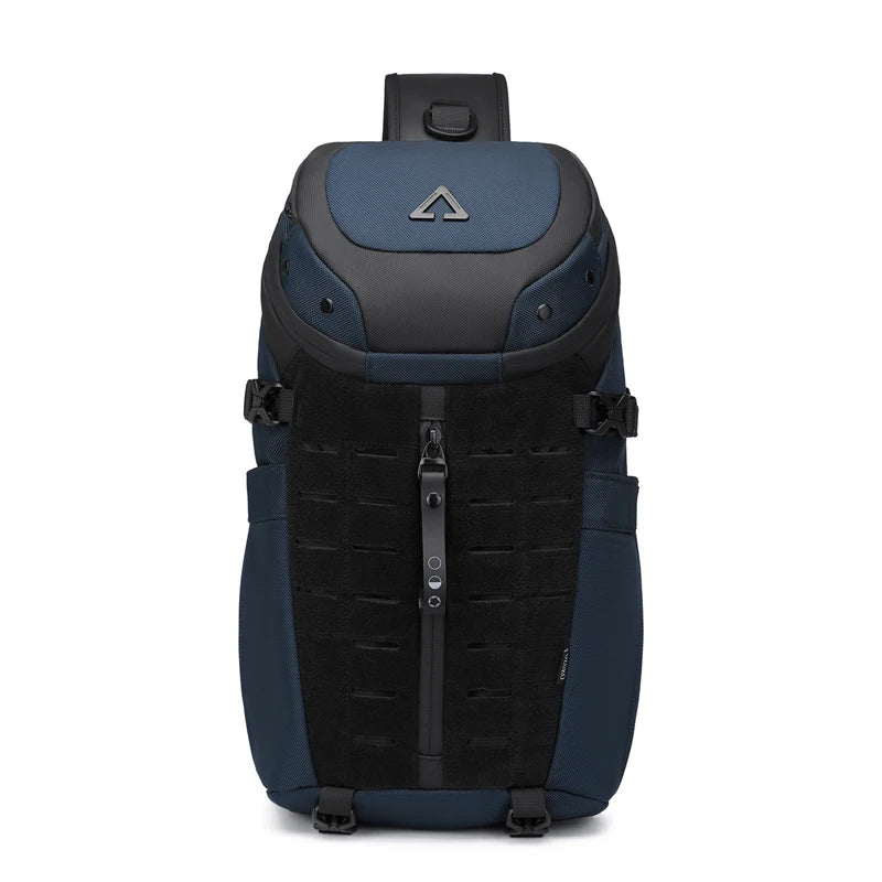 OZUKO Waterproof Men's Shoulder Bag Large Capacity Fashion Quality Chest Bag Short Trip Messenger Sling Crossbody Bag