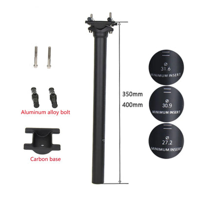 Carbon Seatpost Light Elita One MTB/Road Bike 31.6mm 130g Offset