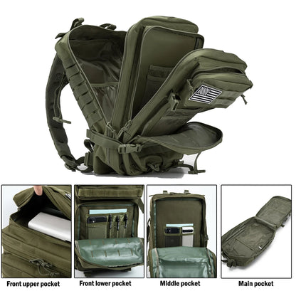 30/50L Tactical Backpack Survival Bag for Outdoor Hiking Hunting EDC