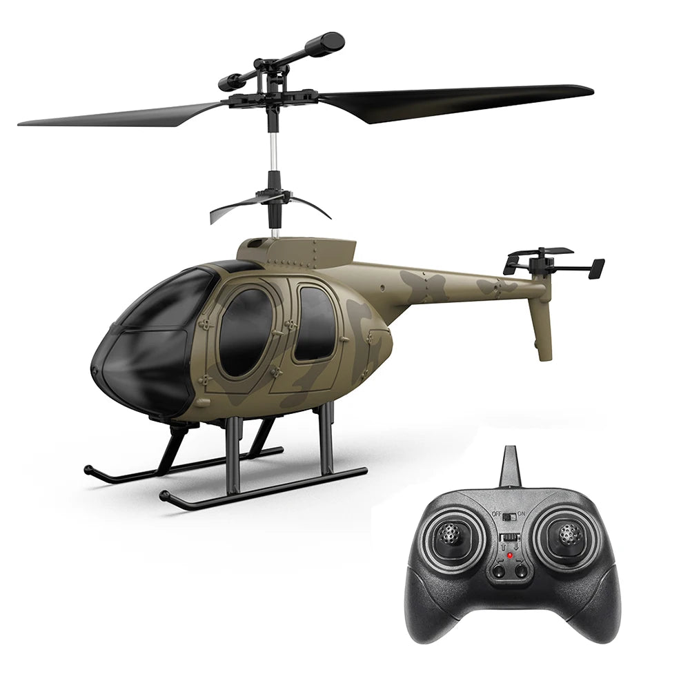 2.4GHz MD500 RC Helicopter 6-Axis Gyro Altitude Hold Remote Control Beginner Toy
