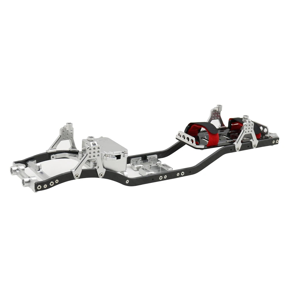 1/10 RC Crawler 4mm Carbon Fiber Chassis Frame CNC Girder Kit for Axial SCX10 II - EXPROTAS
