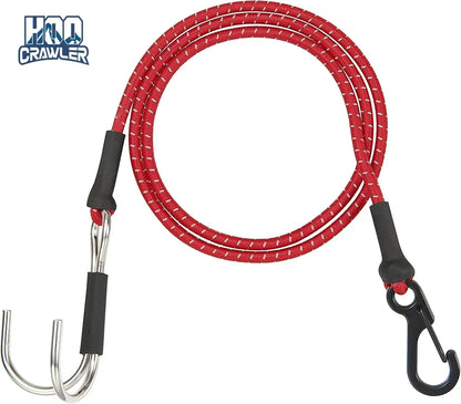 HooCrawler Kinetic Winch Strap Rescue Rope Hook 1/10 RC Crawler TRX4 SCX10