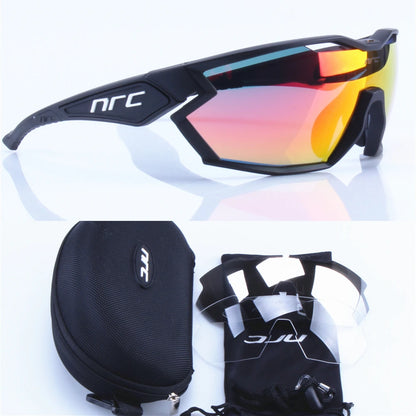 NRC X2 Pride 3 Lens Cycling Glasses MTB Road Bike Sports Sunglasses Men Women