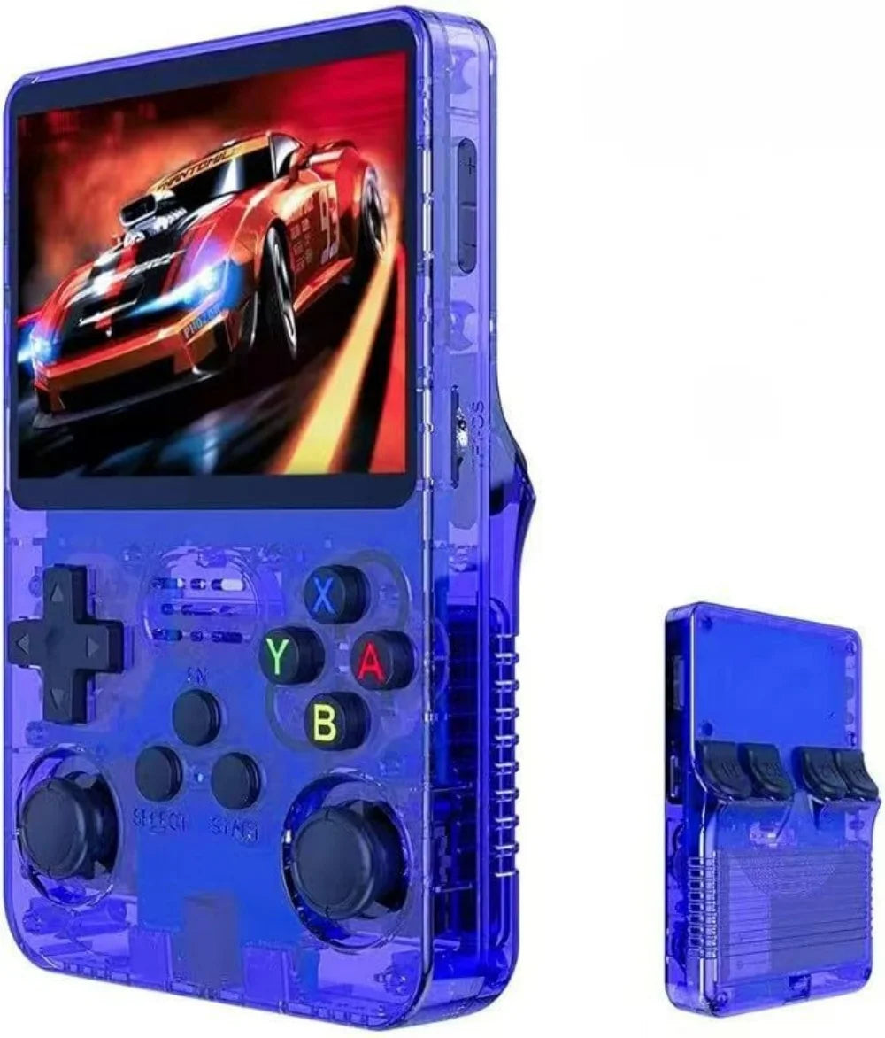EXPROTAS Retro Game Console Handheld Emulator 3.5 Inch HD Video Player