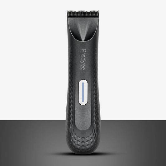 Electric Groin Hair Trimmer for Men Waterproof Ceramic Blade Body Groomer