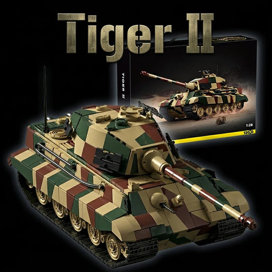 1780Pcs Building Block Tank Model Toy - King Tiger Heavy Brick Set