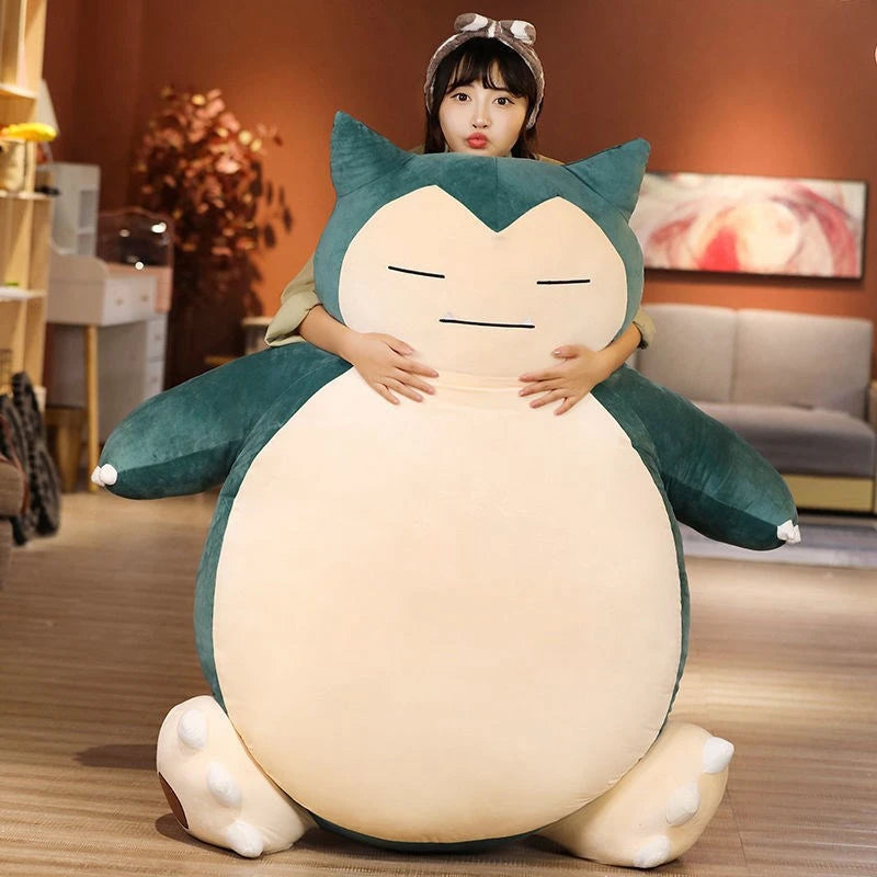 200/150cm Giant Snorlax Plush Pokemon Plush Toys Kawaii Soft Snorlax Leather Shell Plushie NO Filling Pillow Gifts for Children-EXPROTAS