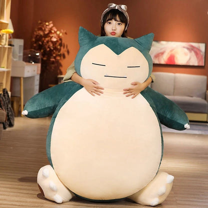 200/150cm Giant Snorlax Plush Pokemon Plush Toys Kawaii Soft Snorlax Leather Shell Plushie NO Filling Pillow Gifts for Children-EXPROTAS
