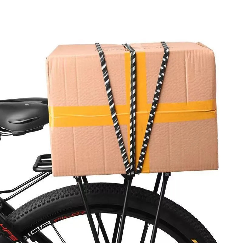 Elastic Bicycle Luggage Strap with Hooks Rubber Rack Tie Rope for MTB Bag