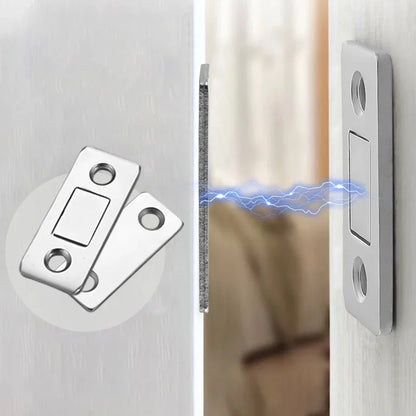 Ultra Thin Magnetic Cabinet Catch Strong Door Drawer Stopper Invisible Adhesive