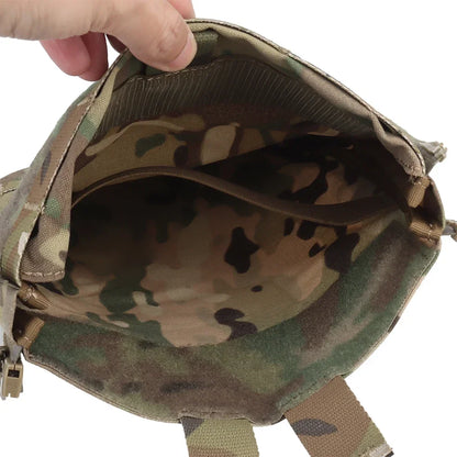 FCPC V5 Hunting Vest Back Panel Hydration Pack Bladder Storage Bag w/ Zipper