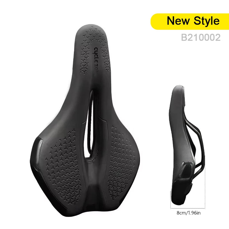 Comfort Bike Saddle Hollow Breathable Shockproof Seat for MTB Road Men/Women
