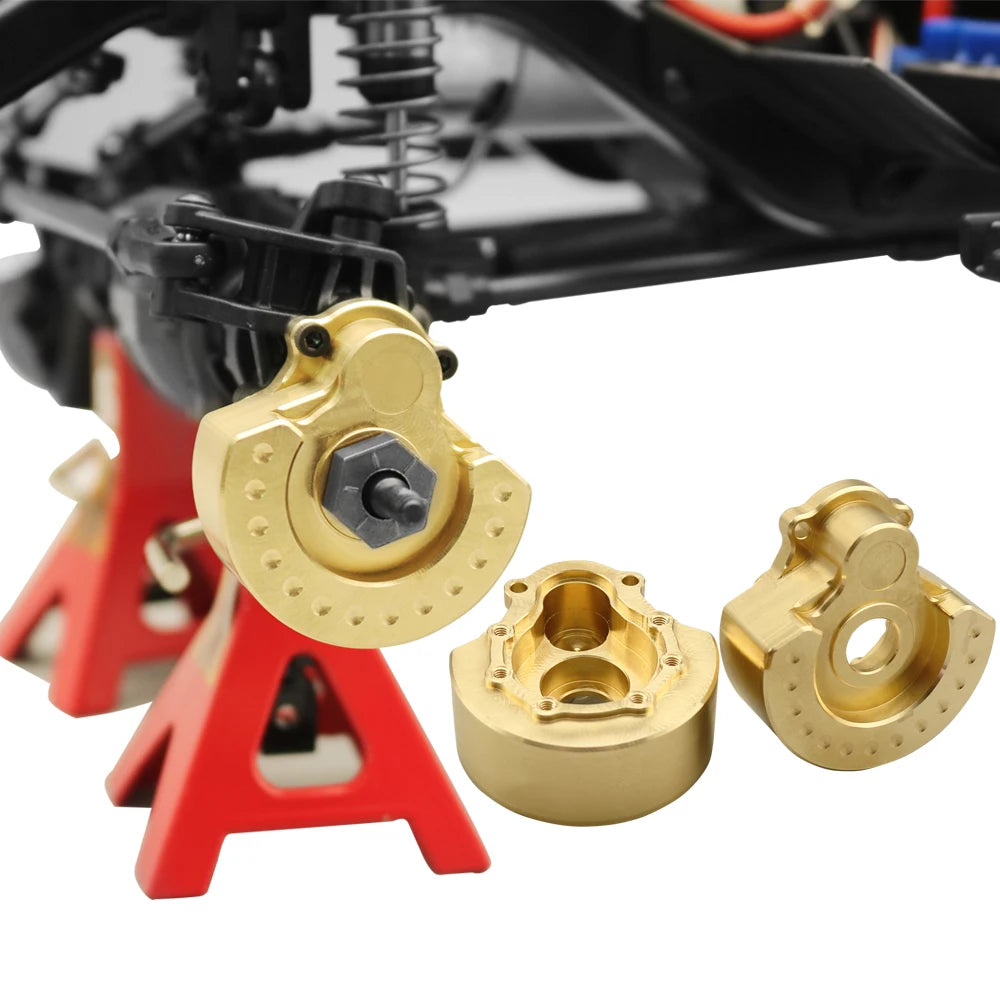 Brass Axle Mount Portal Drive Housing for 1/10 RC Traxxas Crawler TRX4 TRX6