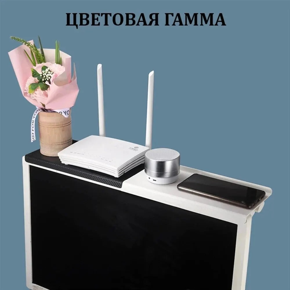 1PC TV Screen Storage Wireless Router Set-top Box Bracket Rack