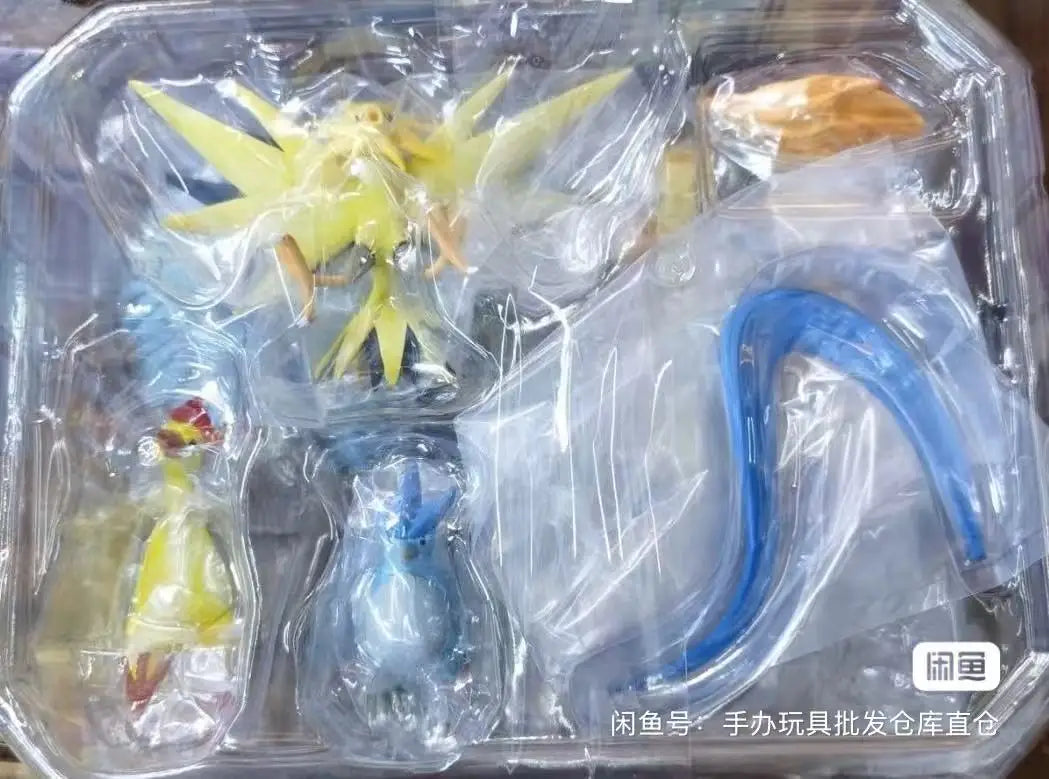 Pokémon Articuno Moltres Zapdos Legendary Birds Scale World Figure Set