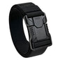 Men's Buckle Tactical Belt Red Ears Plastic Multifunctional Military Canvas